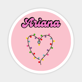 Ariana Custom Request Personalized - Christmas Lights Magnet